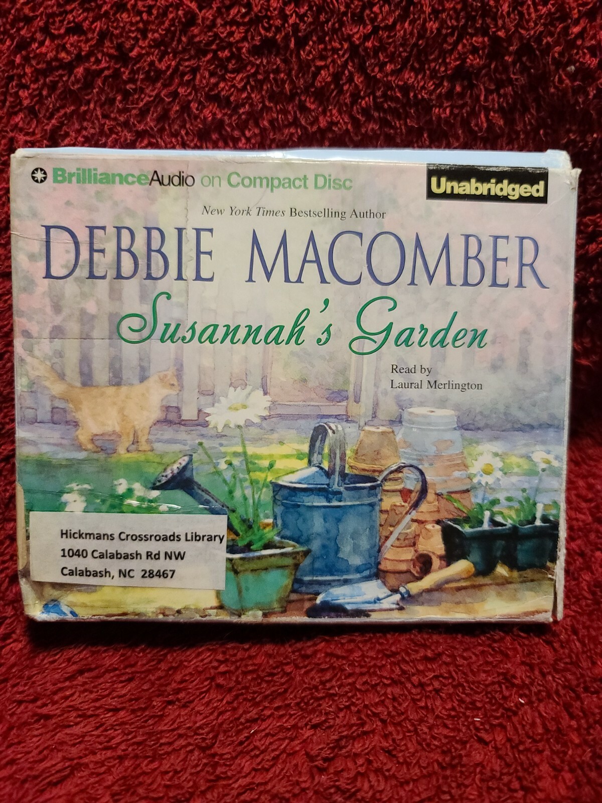 Shelf162i Audiobook~ Susanna’s garden — Debbie mccomber — unabridged