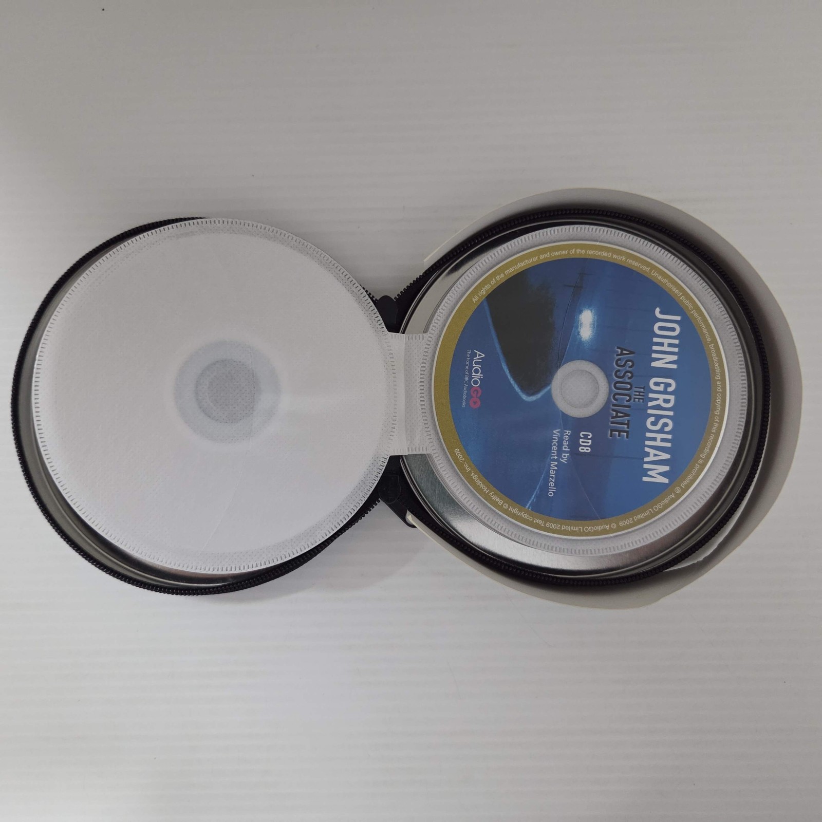 Audio Book The Associate by John Grisham 12 CD Set in a Steel Zipper Case