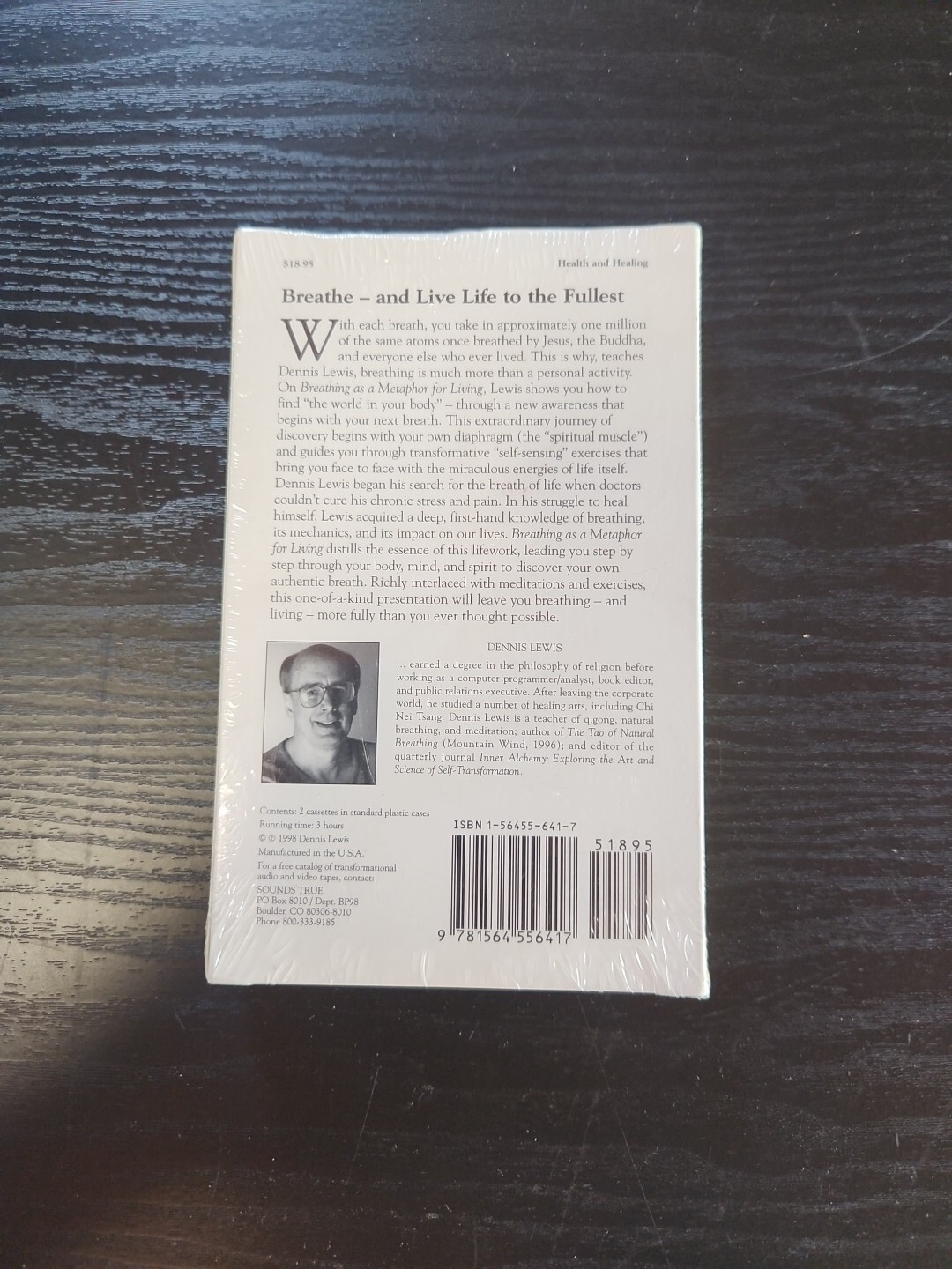 DENNIS LEWIS BREATHING AS A METAPHOR FOR LIVING COMPLETE EXERCISE AUDIO Cassette