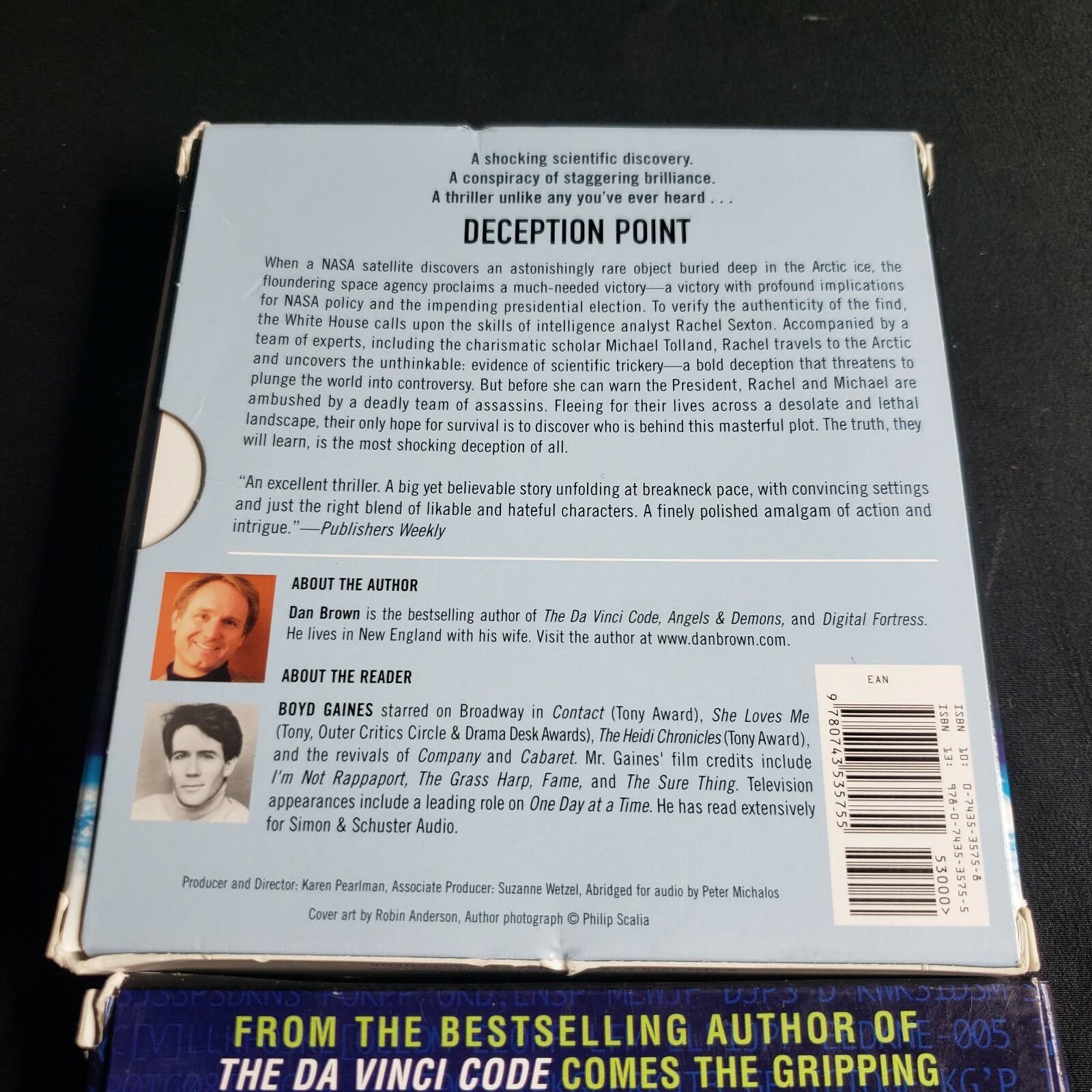 Deception Point & Digital Fortress by Dan Brown CD Audiobooks