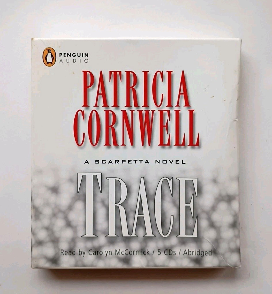 Audiobook~Patricia cornwell- trace- abridged- 5 cds — MINT DISCS!