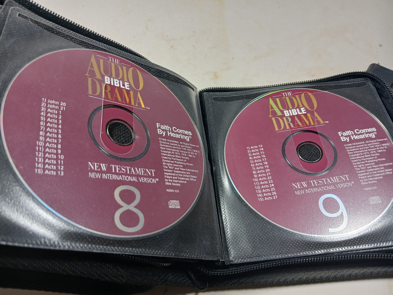 The Audio Bible Drama — Faith Comes By Hearing New Testament 16 CD Set in Case