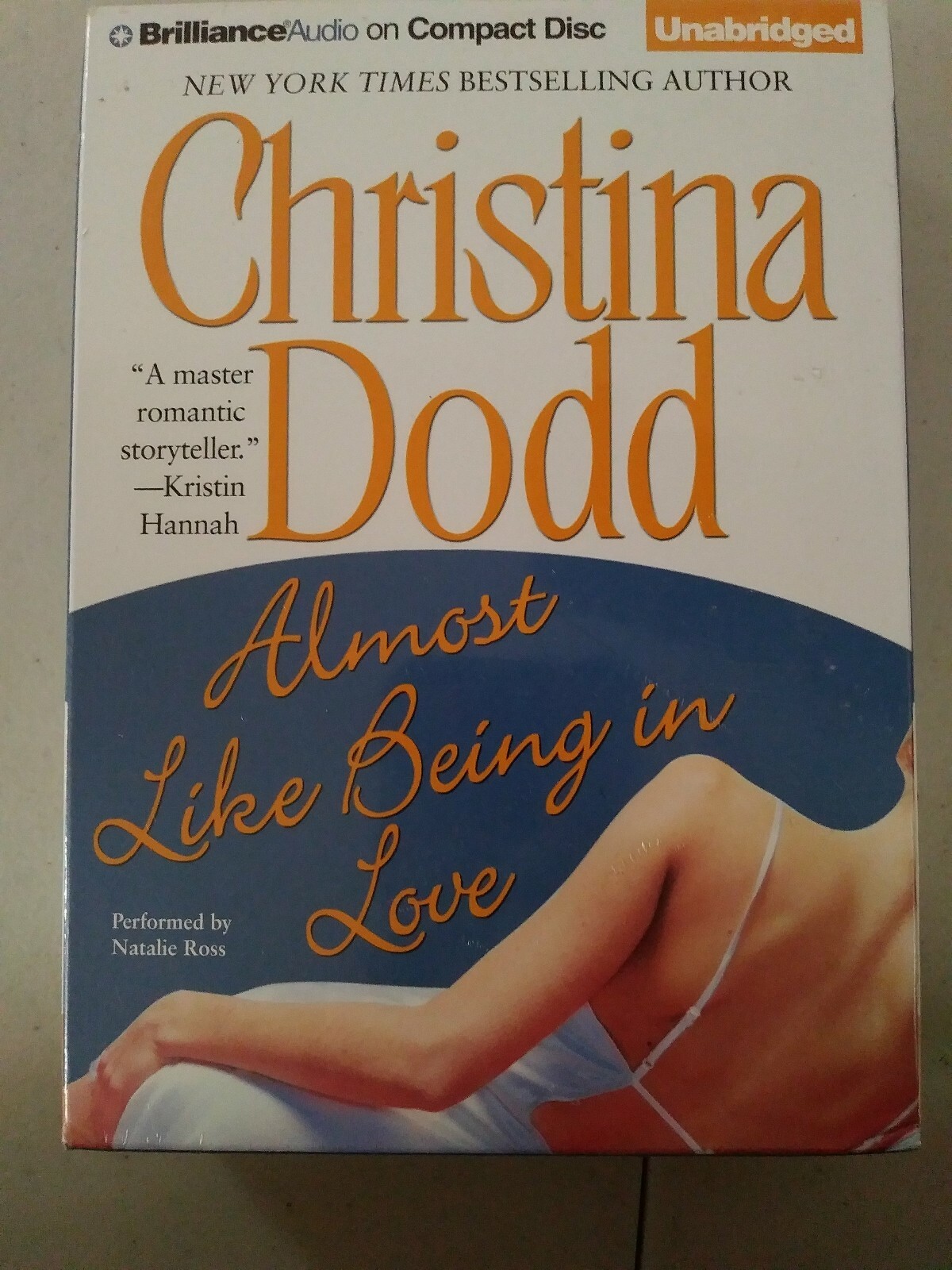 Almost Like Being in Love by Christina Dodd AUDIO BOOK cd UNABRIDGED NEW Sealed