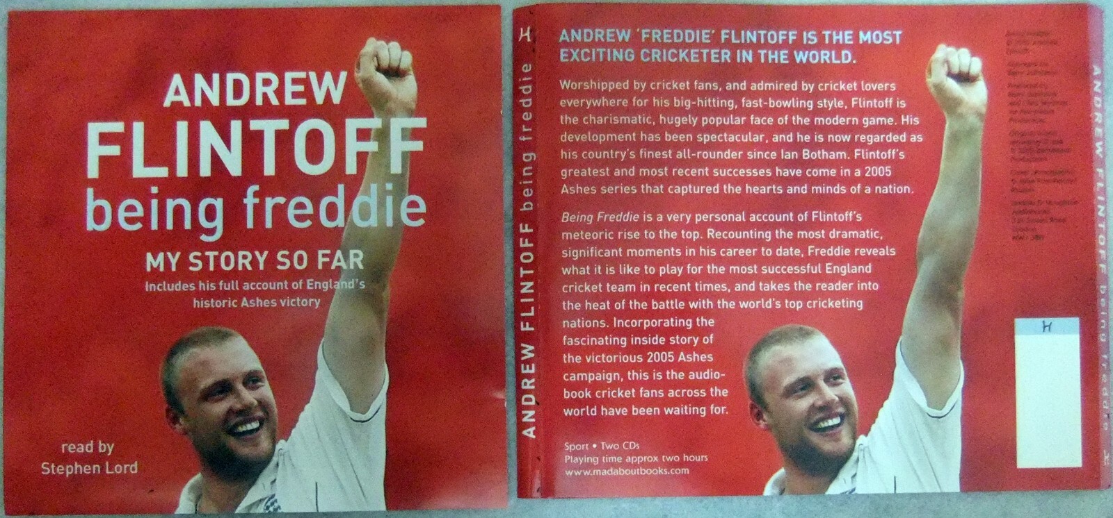 Being Freddie – Andrew Flintoff; 2CD (Hodder & Stoughton 2005)