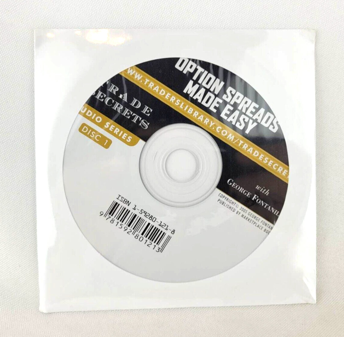 *Audio CD Seminar* OPTION SPREADS MADE EASY by George Fontanills *New*