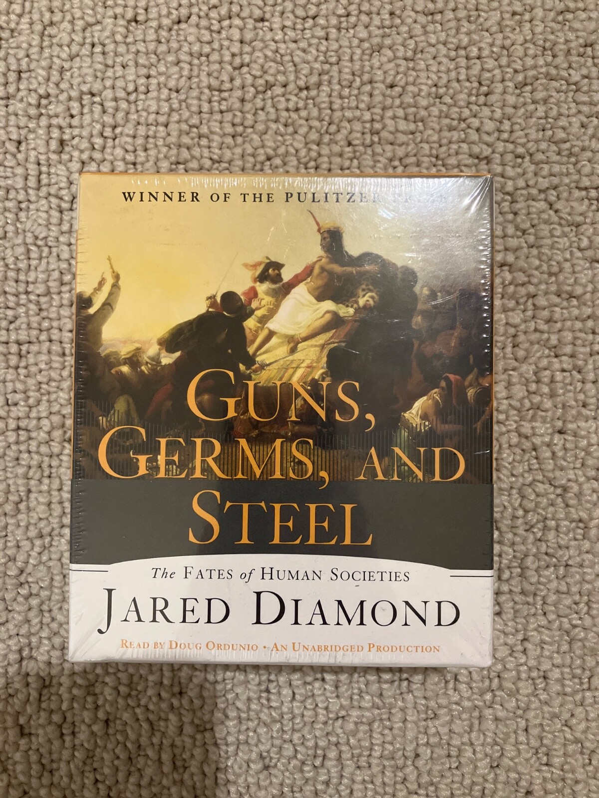 Guns, Germs, and Steel Jared Diamond audio book set new
