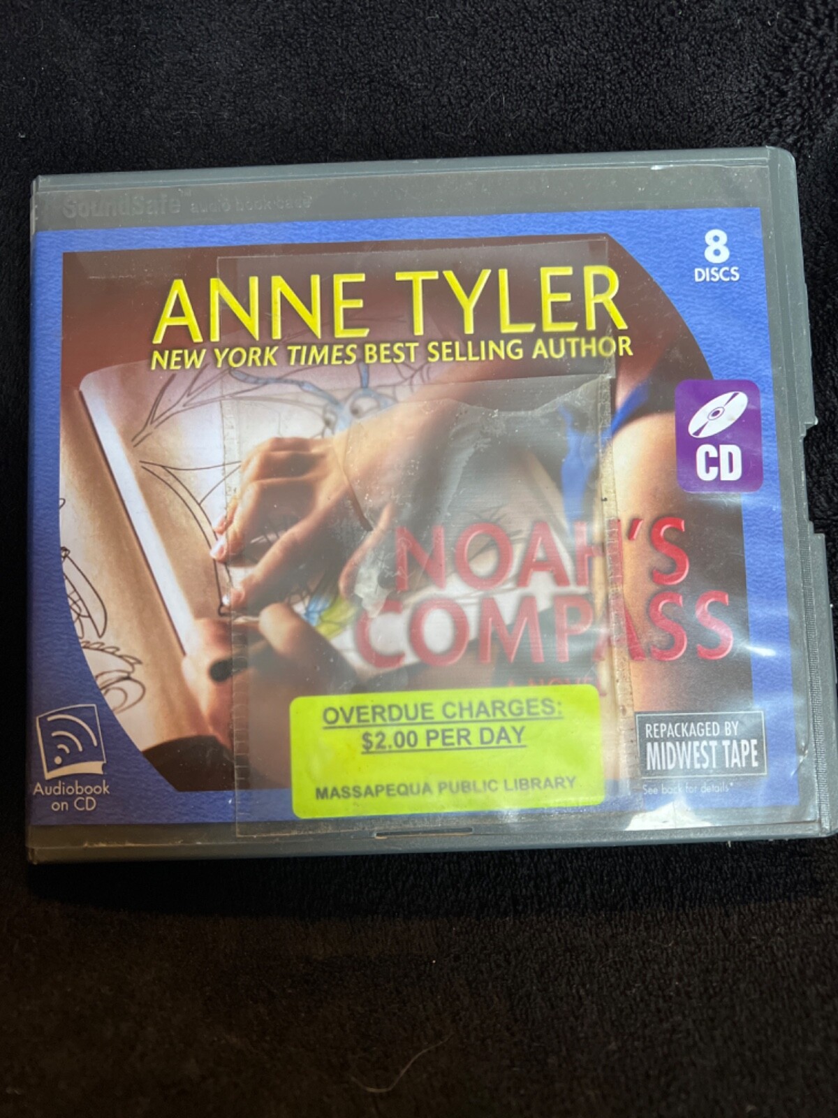 Shelf213 Audiobook~Noah’s Compass — Anne Tyler- Unabridged- 8 Discs
