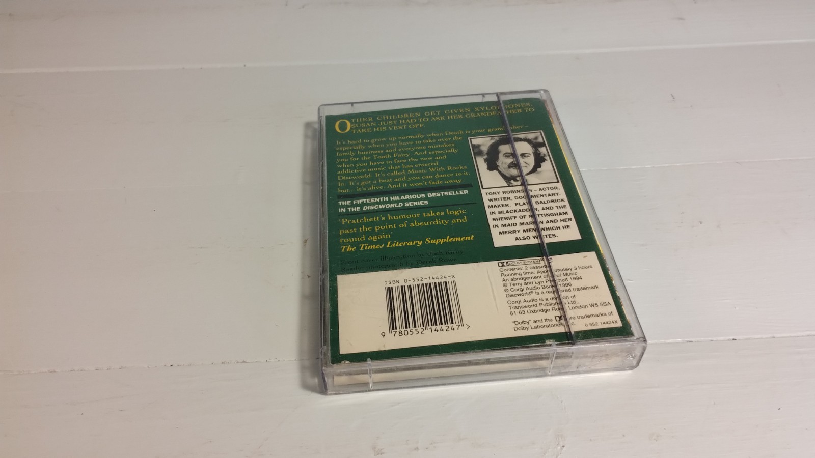 Soul Music by Terry Pratchett 1996 2 Audio cassettes read by Tony Robinson