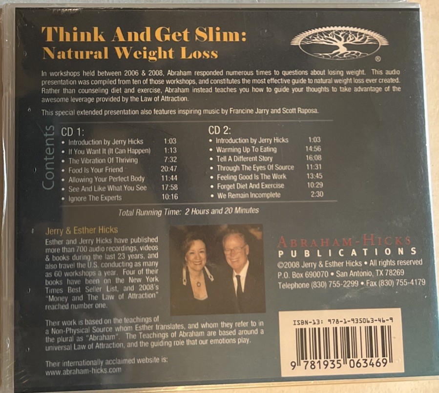 Esther&Jerry Hicks The Teachings Of Abraham. Natural Weight Loss.Audio Book. CC
