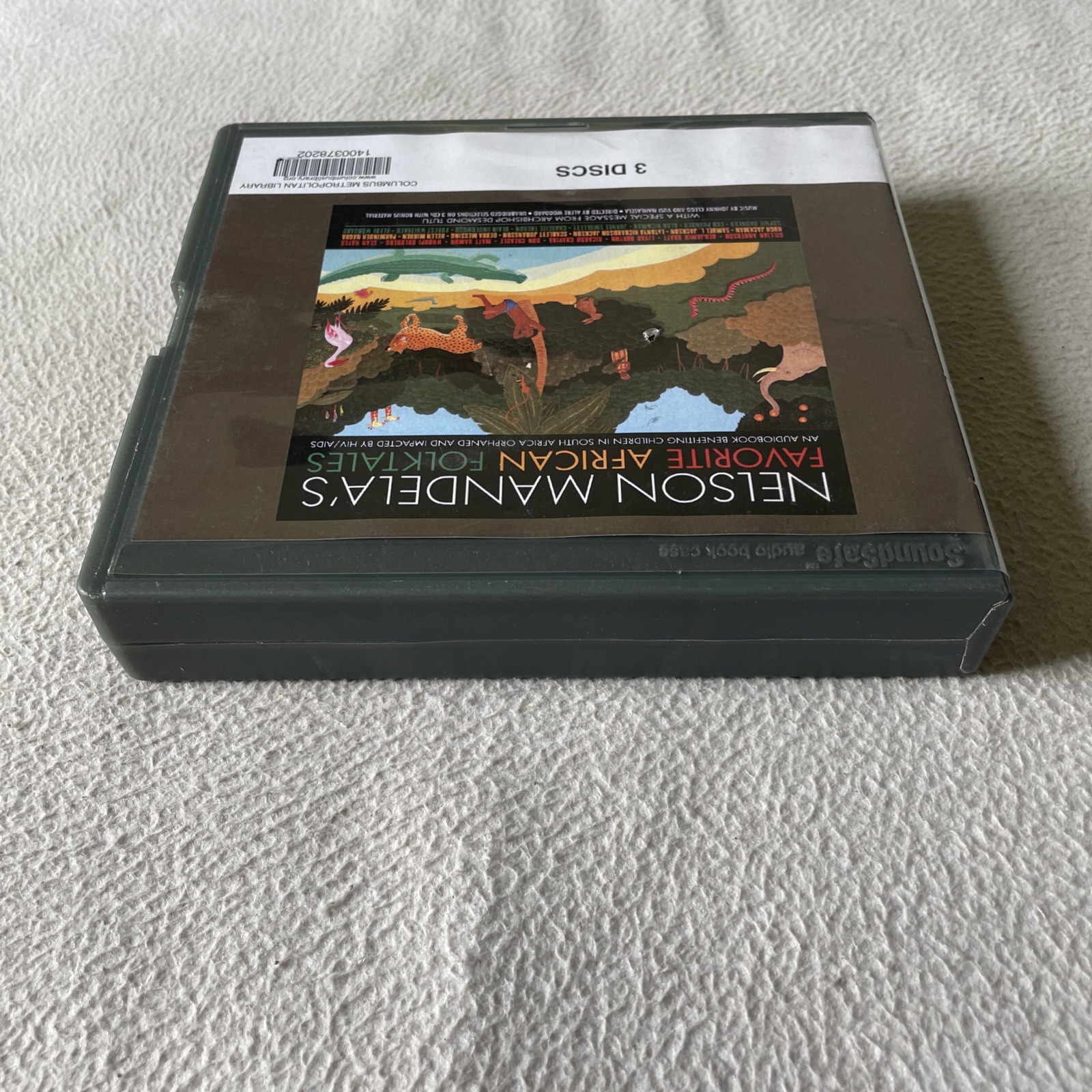 [Ex-Library] Nelson Mandela’s Favourite African Folktales Audiobook on 3 CDs