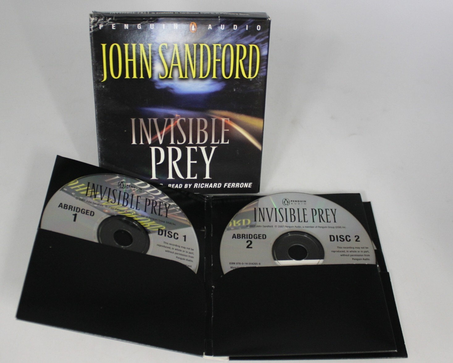 Invisible Prey by John Sandford 5 CDs Abridged Approx 6 Hrs Thriller Suspense