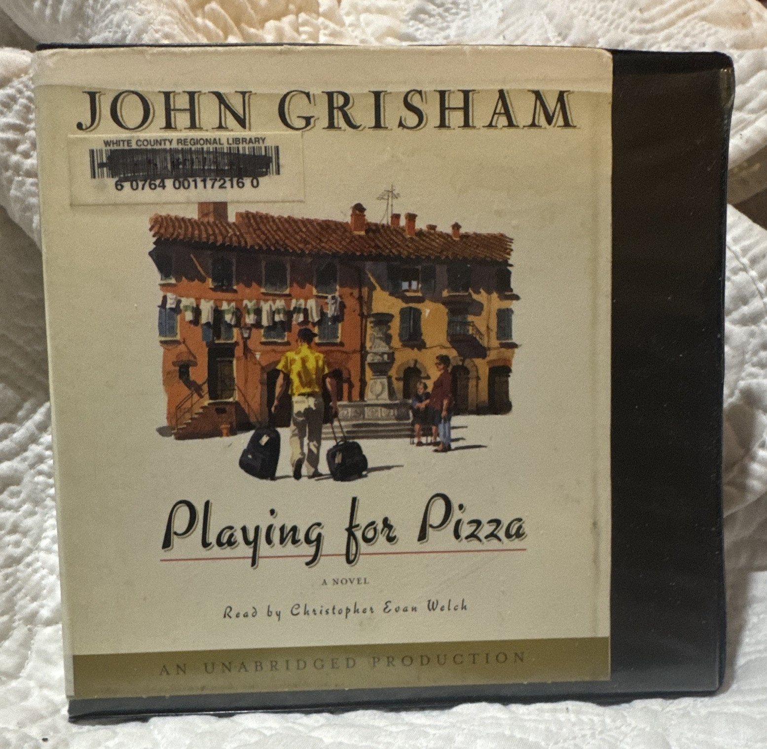 John Grisham Playing for Pizza Unabridged Audiobook 6 CDs Christopher Evan Welch