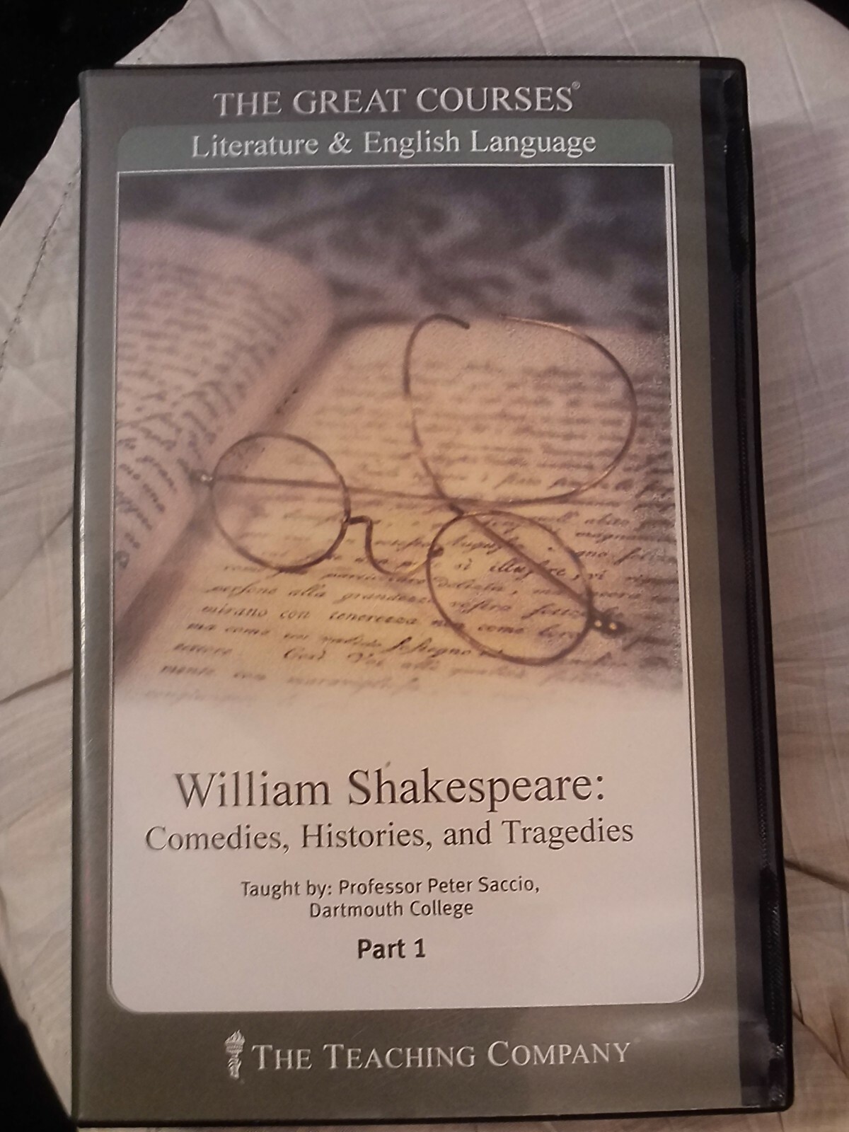 THE GREAT COURSES~WILLIAM SHAKESPEARE: COMEDIES, HISTORIES & TRAGEDIES~6 CD SET