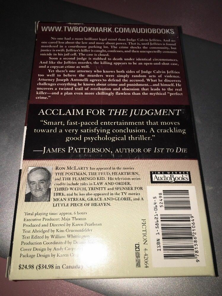 The Judgment by D. W. Buffa (2001, Cassette, Abridged)