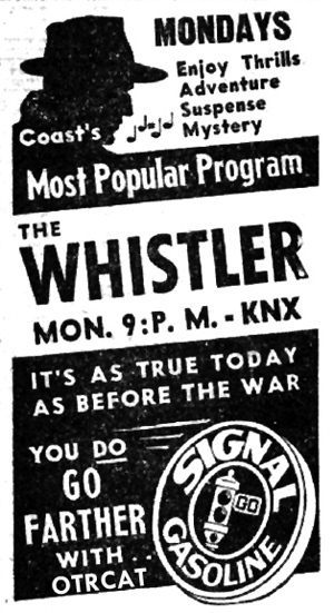 OTR: THE WHISTLER — CRIME MYSTERY DRAMA Old Time Radio 500 Episodes