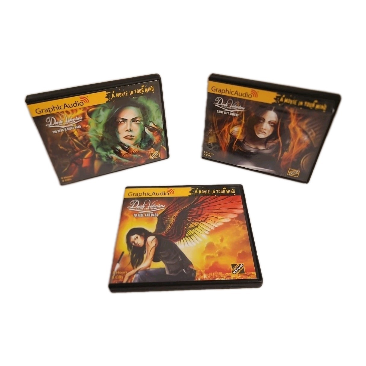 Dante Valentine — Lilith Saintcrow GraphicAudio Books 3 thru 5
