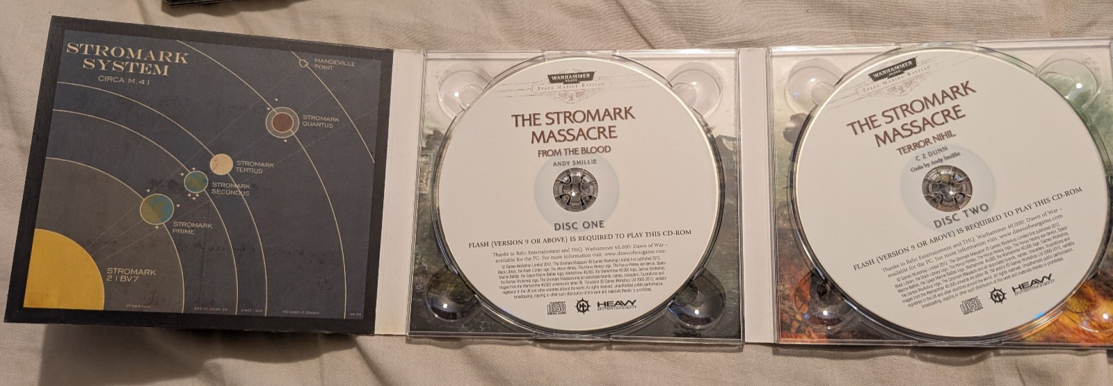 3 X WARHAMMER 40,000 Space Marine Battles Audio Books — CD