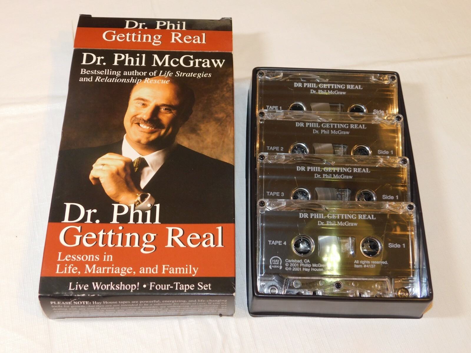 Dr. Phil Getting Real: Lessons in Life, Marriage, and Family Four Cassette Tapes