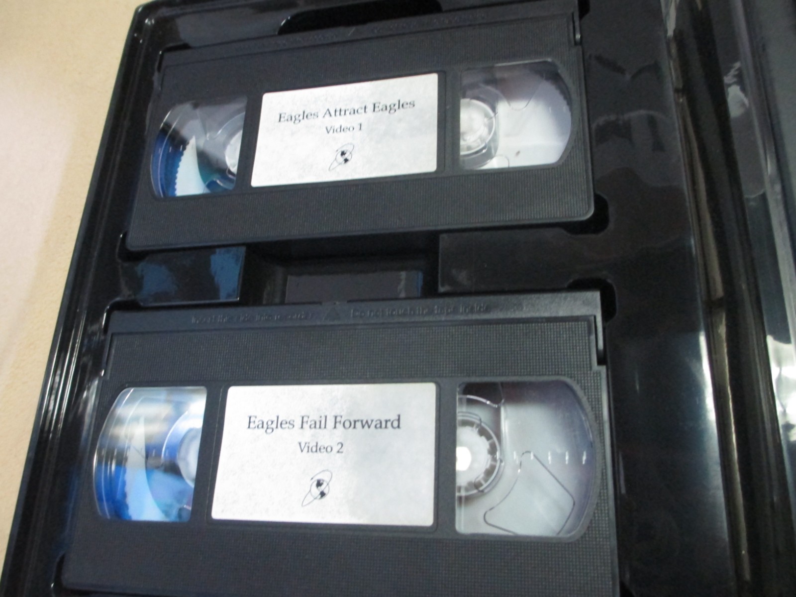 Creating an Eagle Environment, John Maxwell/Goad Family VHS tape & CD set,signed