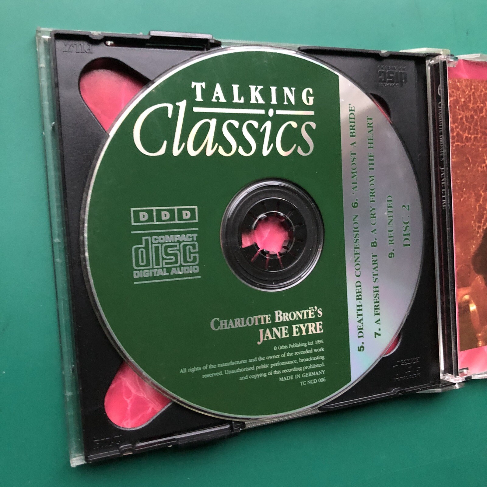 Charlotte Brontë JANE EYRE Classic English Literature Audiobook 2xCD Carole Boyd