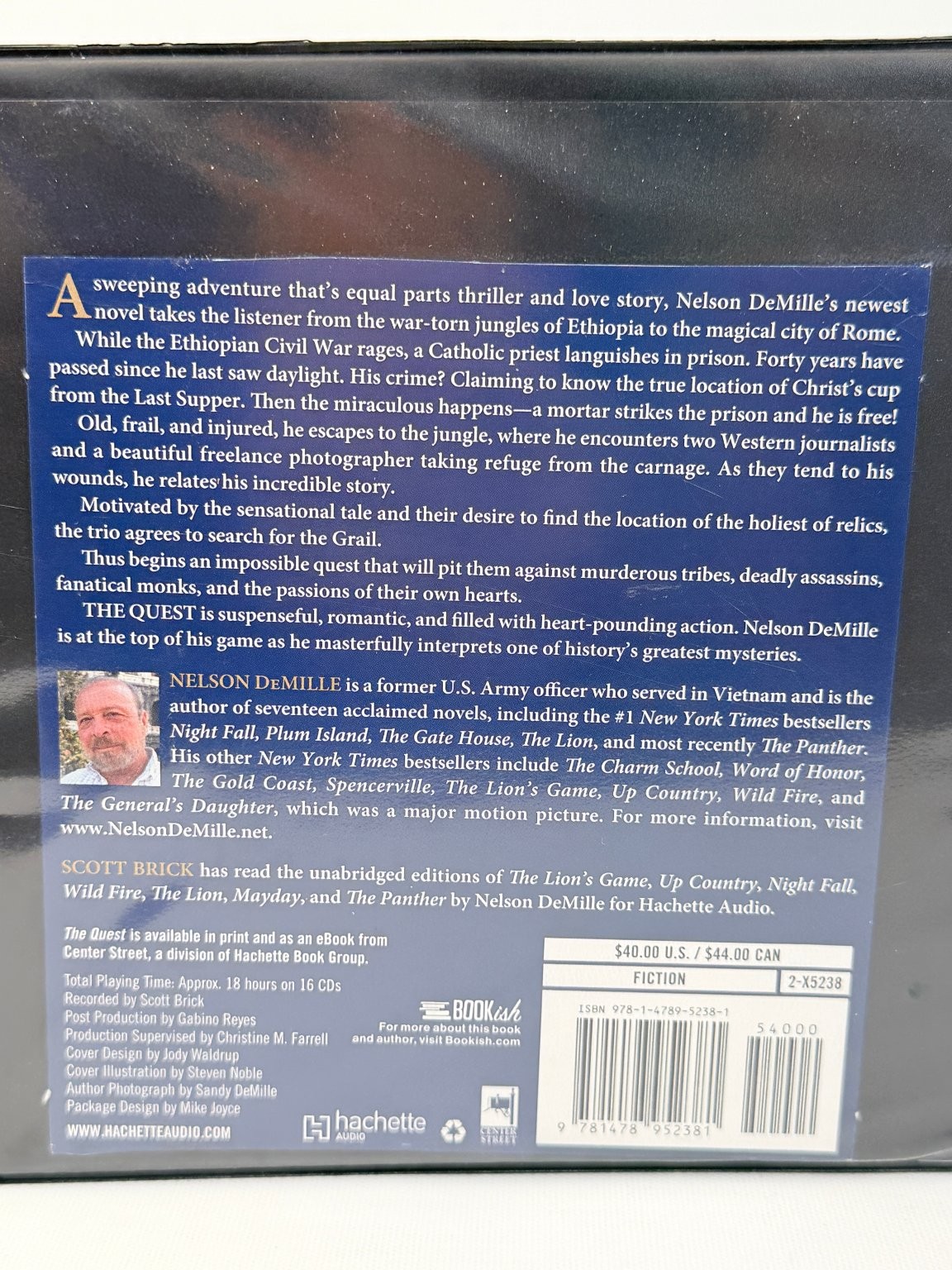 The Quest by Nelson DeMille Audiobook CDs Unabridged 16 Discs