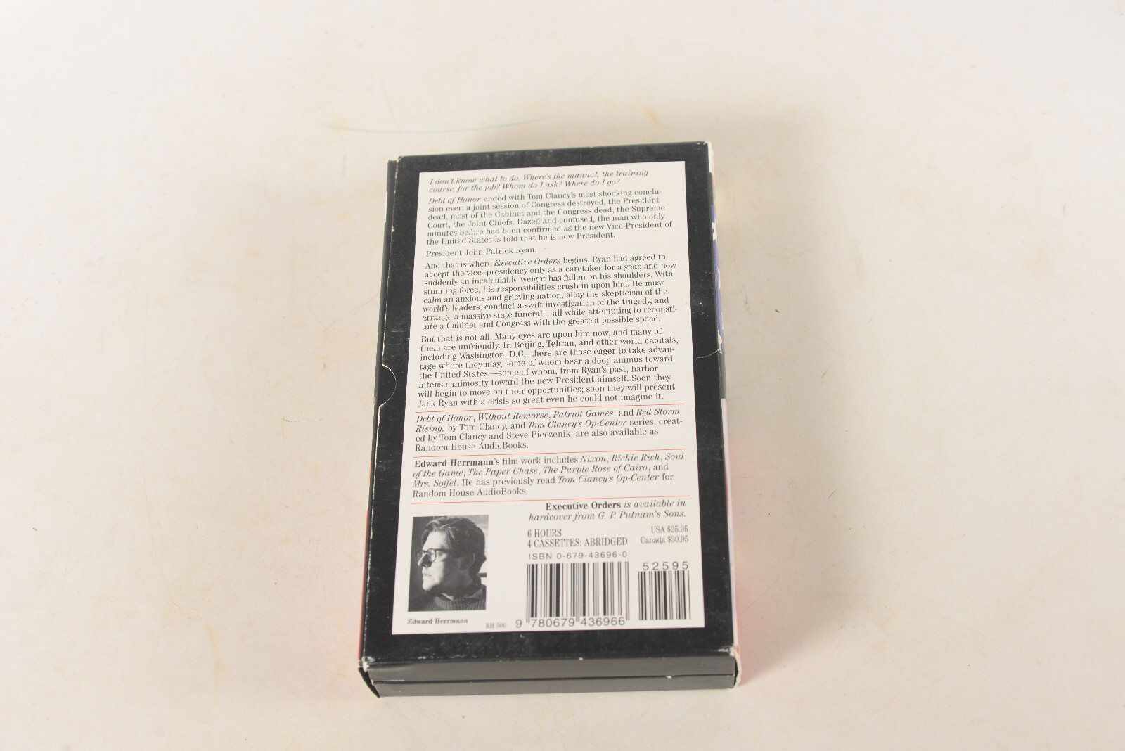 Jack Ryan Ser.: Executive Orders by Tom Clancy (1996, Audio, Other, Abridged…