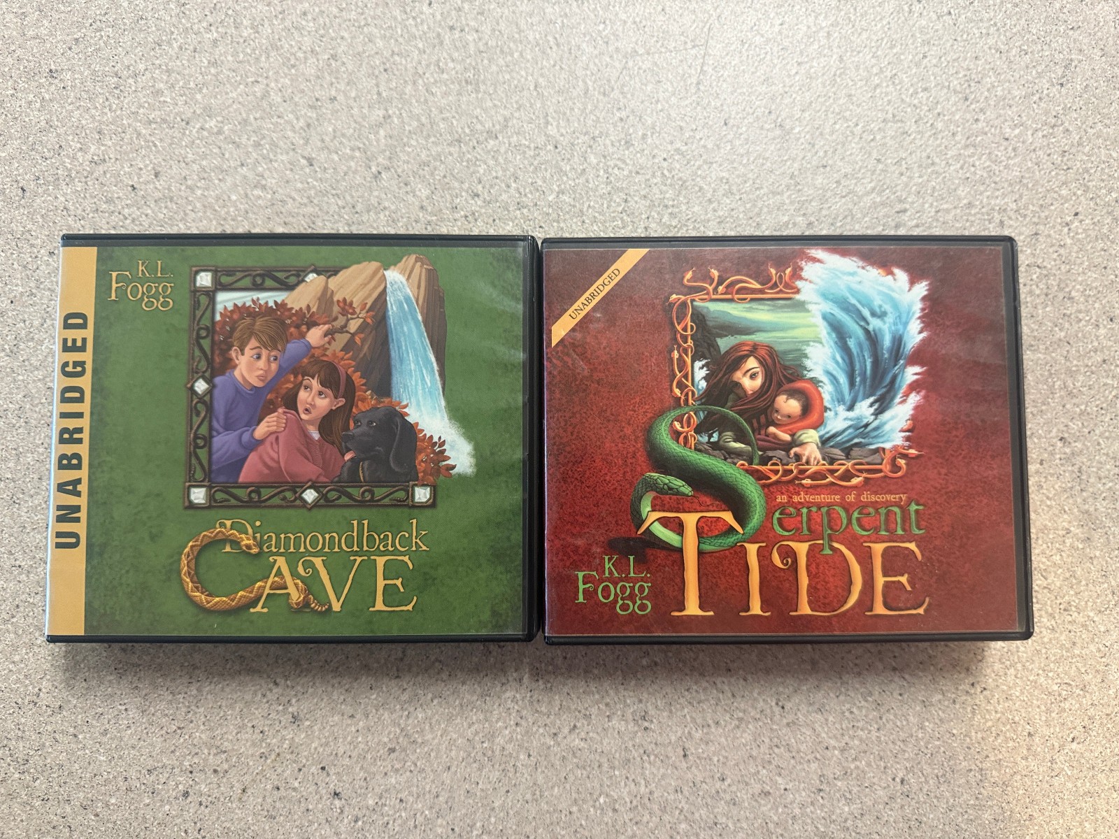 Serpent Tide by K. L. Fogg + DIAMOND BACK CAVE — Audiobooks. both complete.