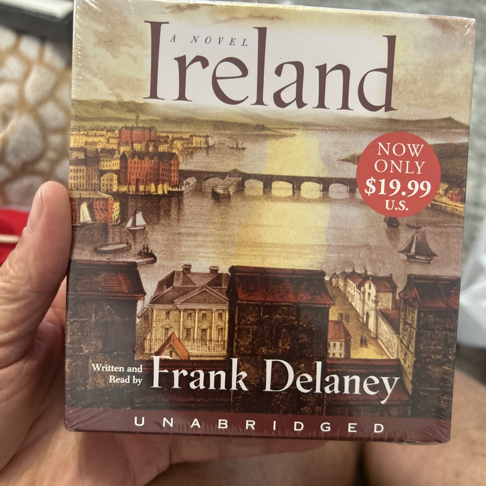 A Novel IRELAND Written and Read by Frank Delaney 16 Compact Discs, New In Box