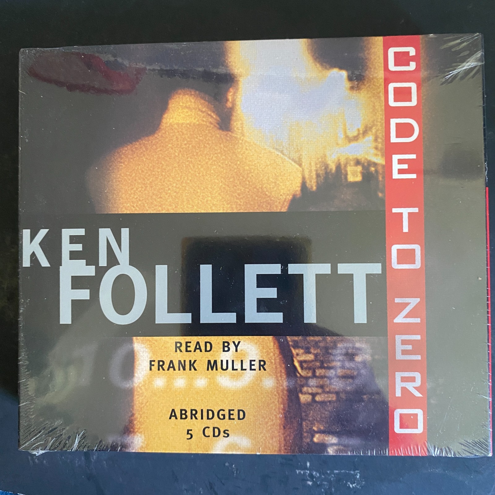 Ken Follett Code to Zero 5 CD Abridged Audiobook Frank Muller 2000 NEW SEALED