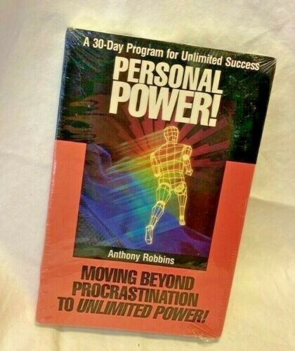 Moving Beyond Procrastination to Unlimited Power, 2 Audiotapes, Robbins, (NEW)