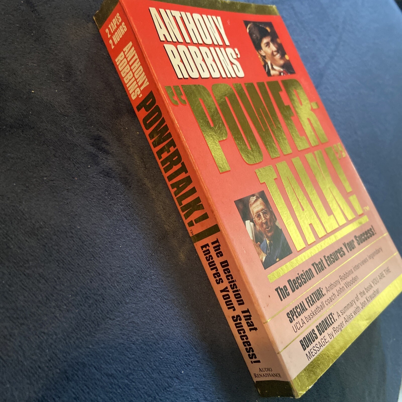 Powertalk! The Decision That Ensures Your Success! Anthony Robbins Cassette Tape