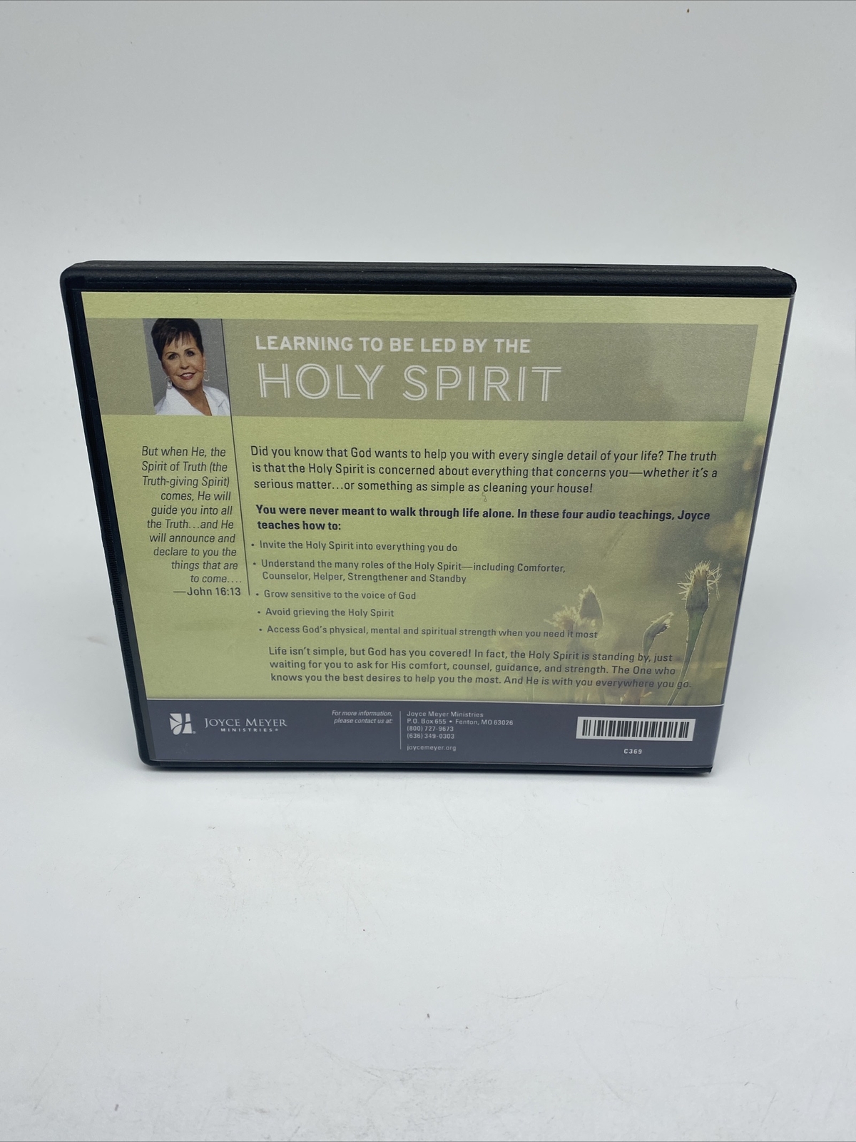 Learning To Be Led By The Holy Spirit — Joyce Meyer — 4 CD Set