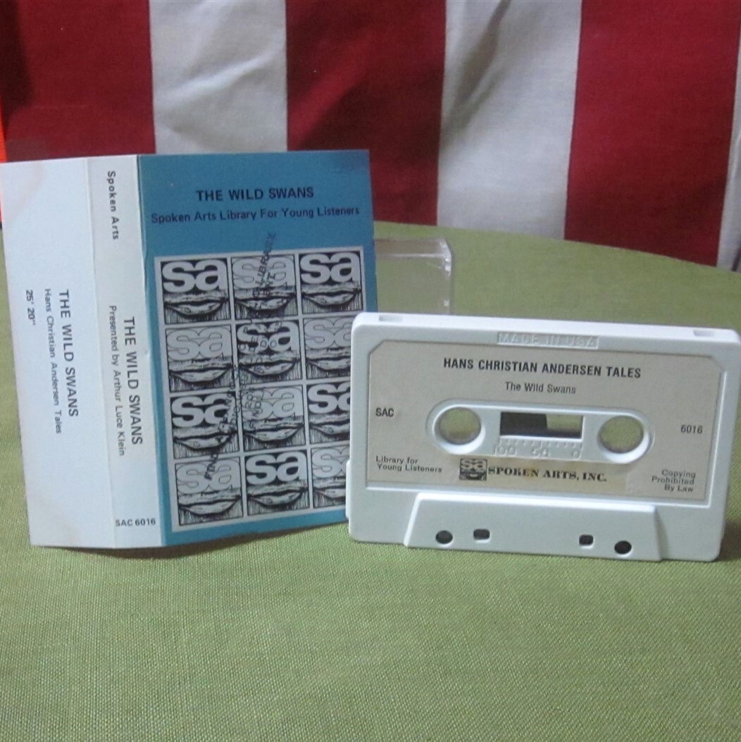 WILD SWANS cassette tape Hans Christian Andersen 1960s Arthur Luce Klein