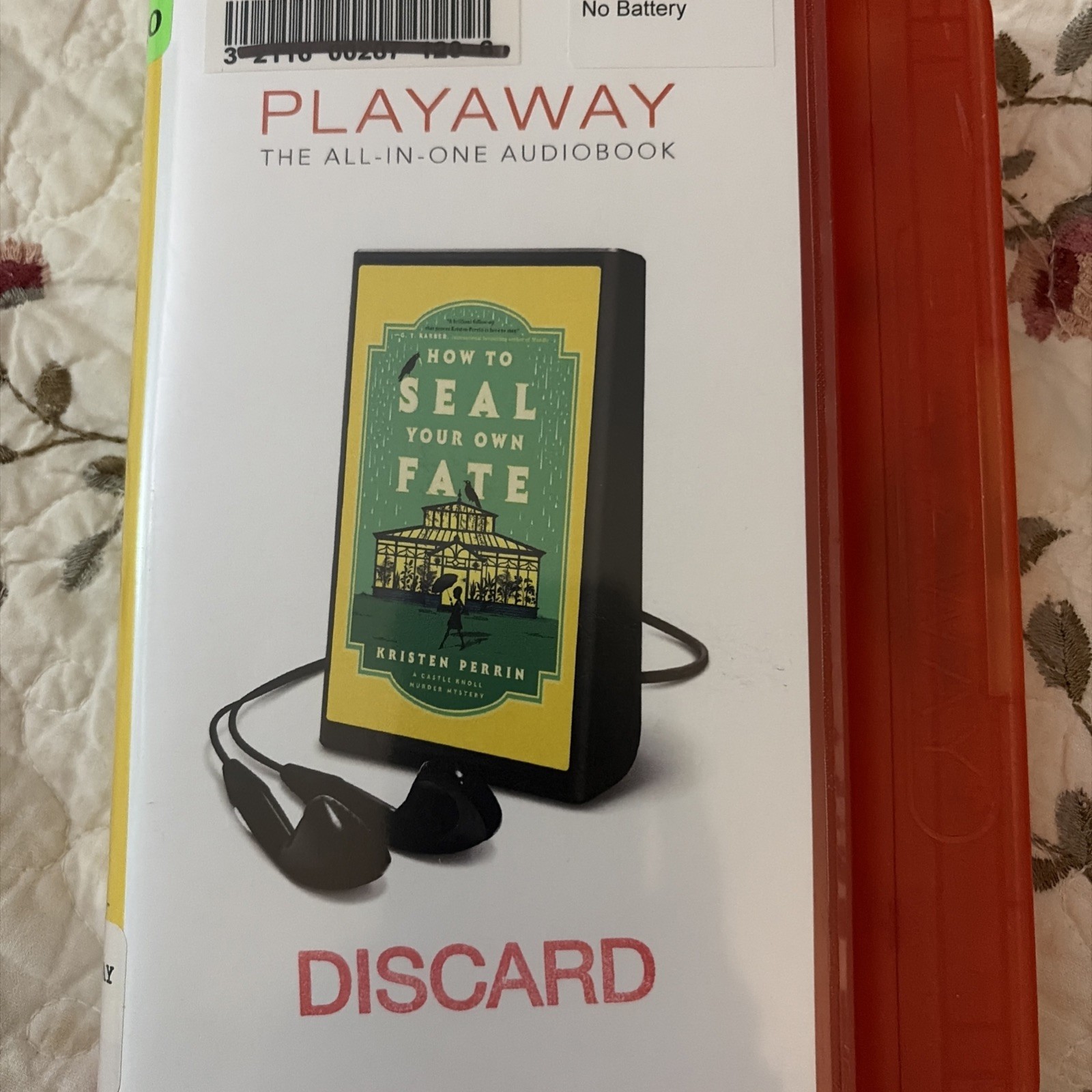 Playaway Audiobook Audio Book Ex Library — How To Seal Your Own Fate By K Perrin