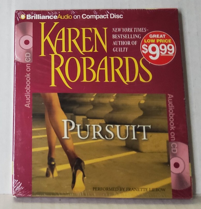 Karen Robards — Pursuit Audiobook on CD, Sealed, 2009 Brilliance Audio