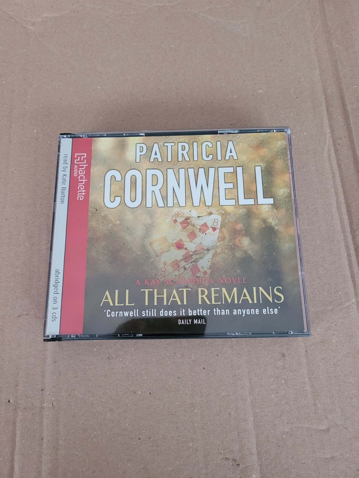 Patricia Cornwell, All That Remains, 3 CD Audiobook, (2246)