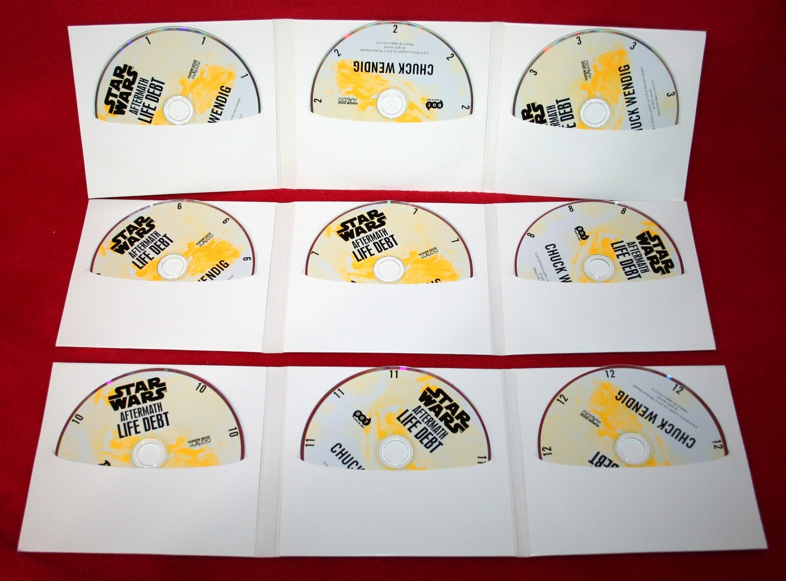 STAR WARS Aftermath Life Debt by Chuck Wendig UNABRIDGED 13 CD Audiobook 15.5 Hr