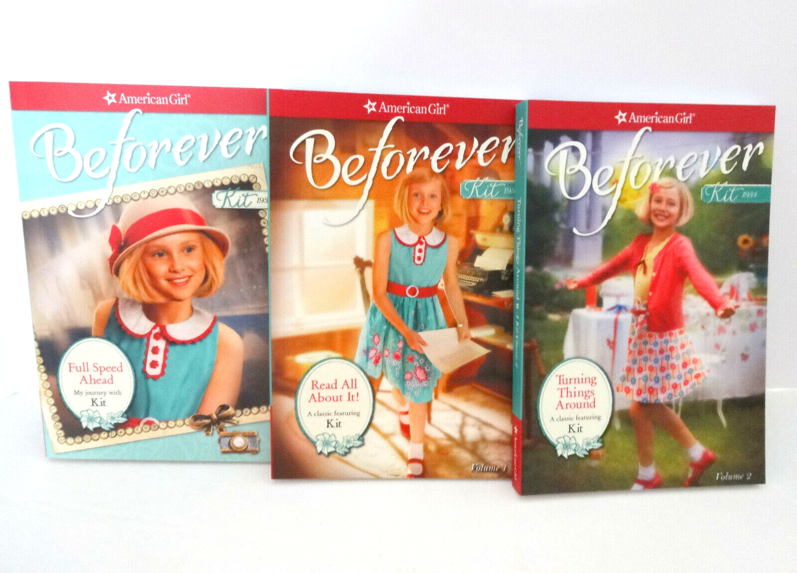 American Girl KIT BEFOREVER PAPERBACKS — Set Of three — New — Global Shipping
