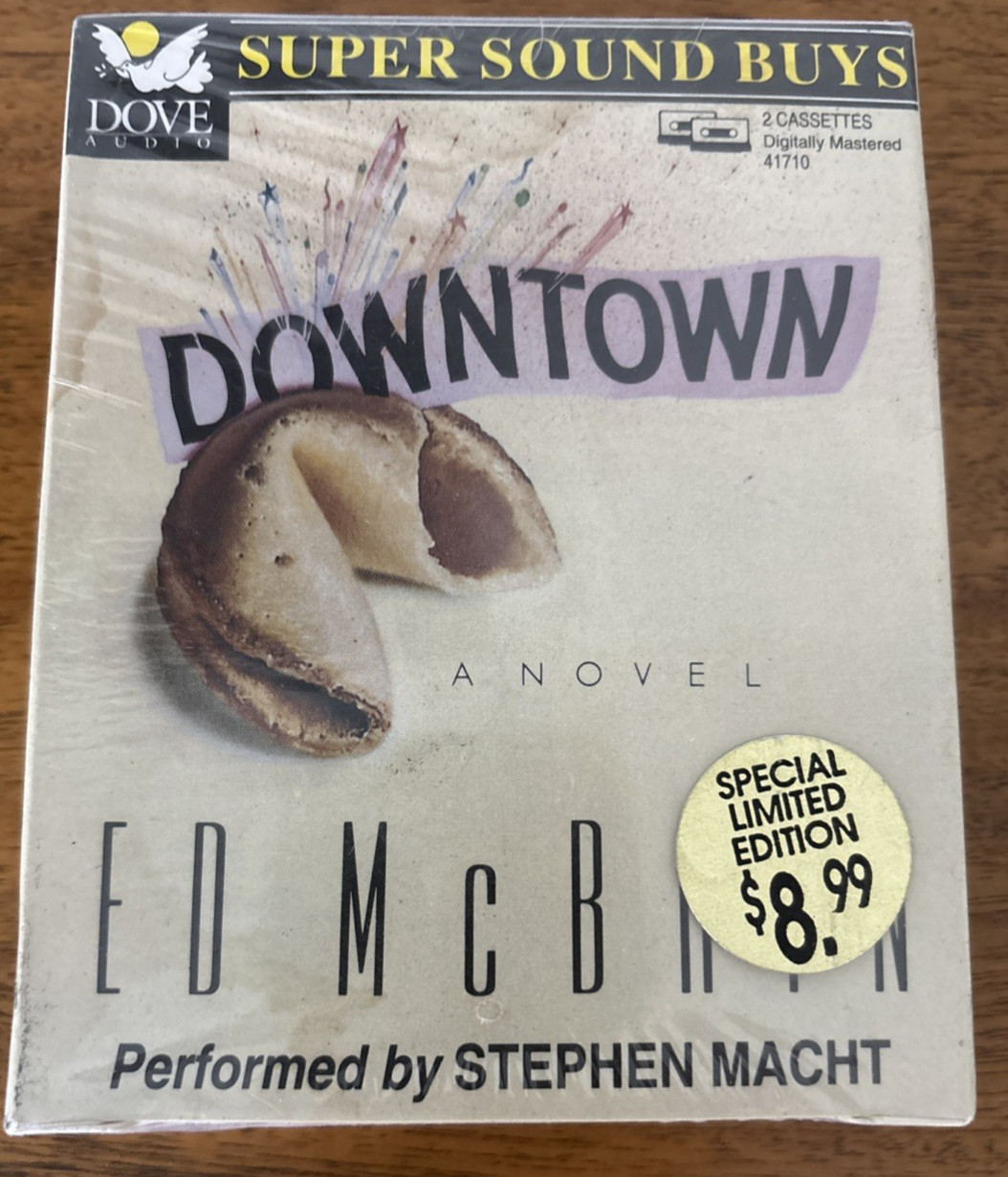 Ed McBain Mystery Audio Cassette Downtown Dove Audio – 1993