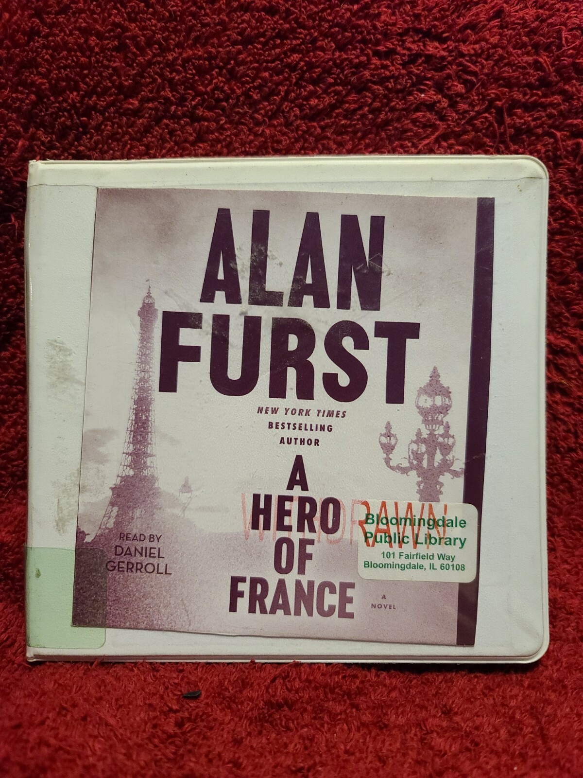 Shelf62i Audiobook~a hero of france- Alan furst- unabridged