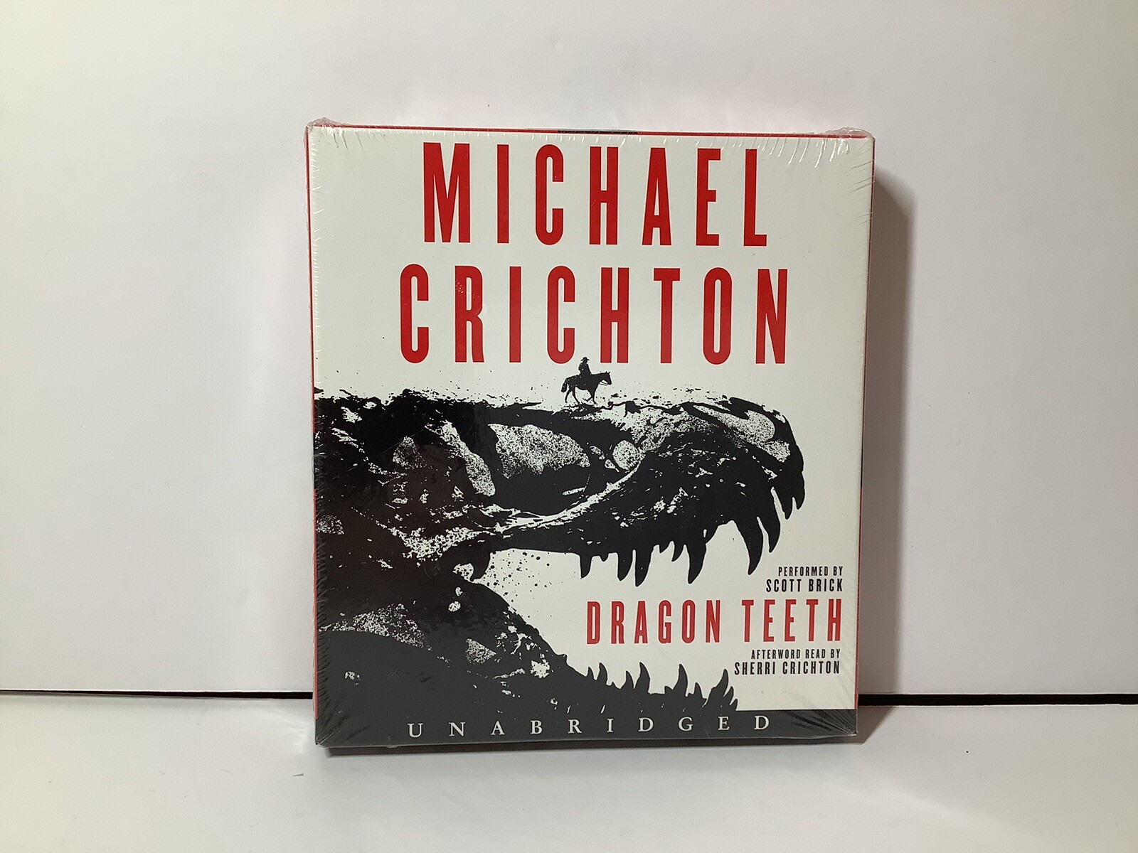 Dragon Teeth by Michael Crichton (7-CD Audiobook Box Set, 2017) — New Sealed