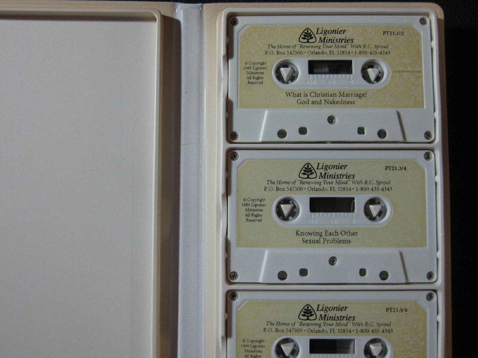 R.C. Sproul: Christian Marriage [3 Cassette Set] Ligonier