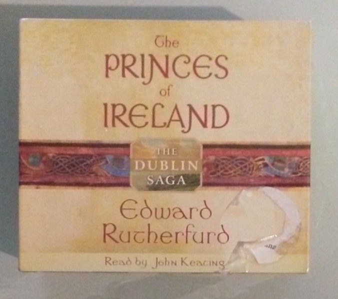 edward rutherford THE PRINCES OF IRELAND CD NEW shrinkwrap chunk out cover scuff