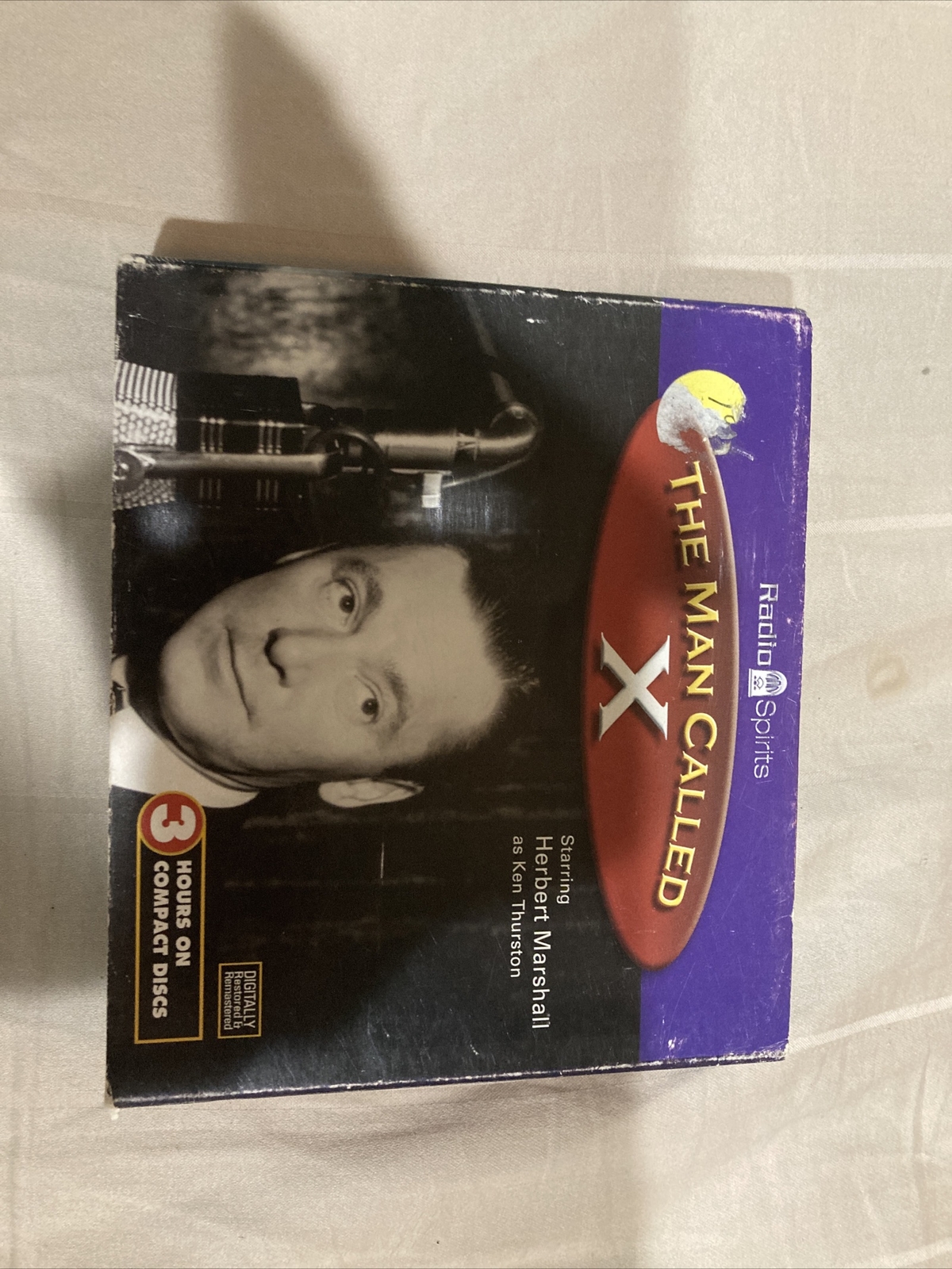 The Man Called X: Radio Spirits OOP 3 CD Set Herbert Marshall Mail 2002