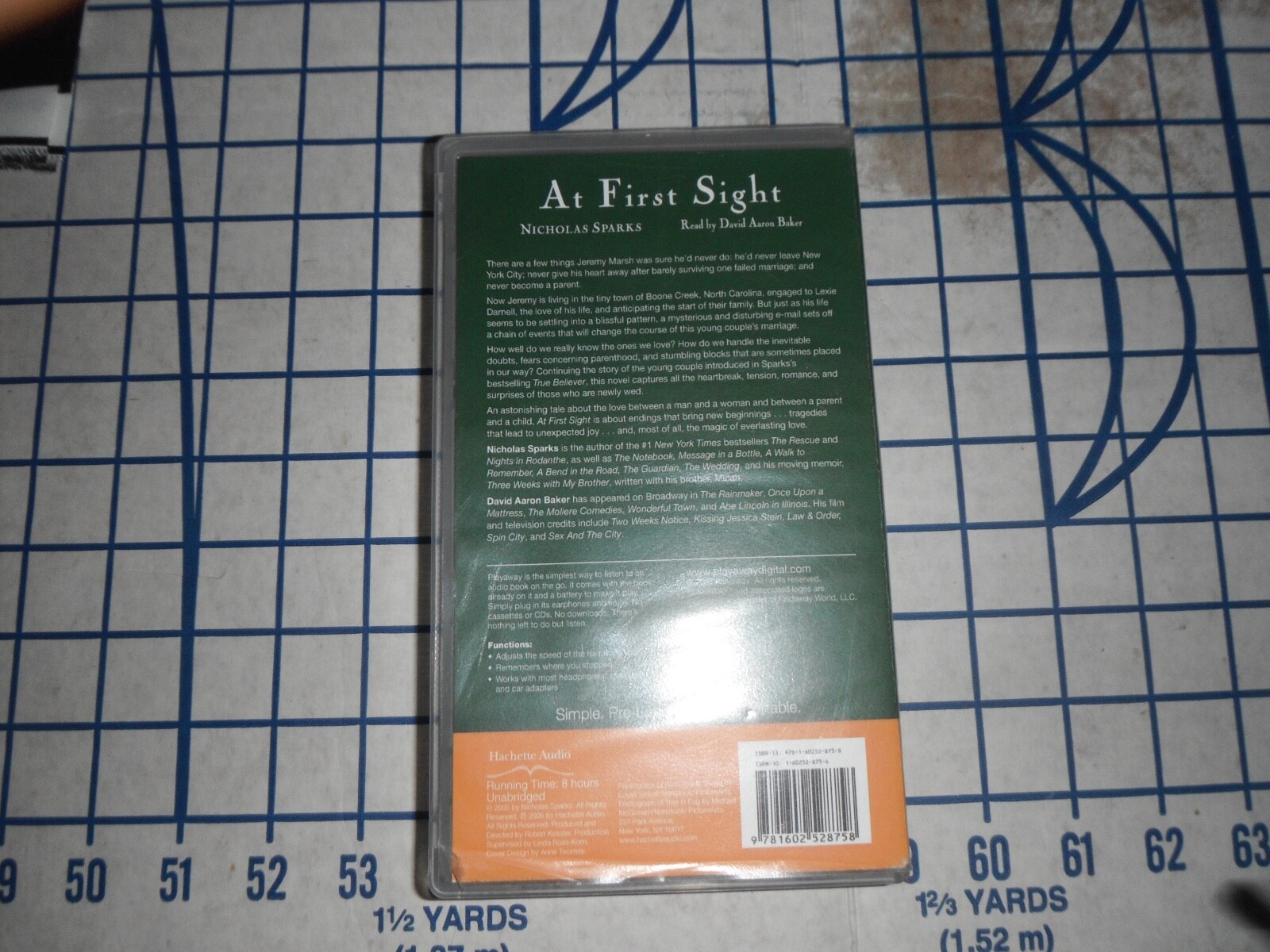 At First Sight by Nicholas Sparks (2005, Playaway, Unabridged)