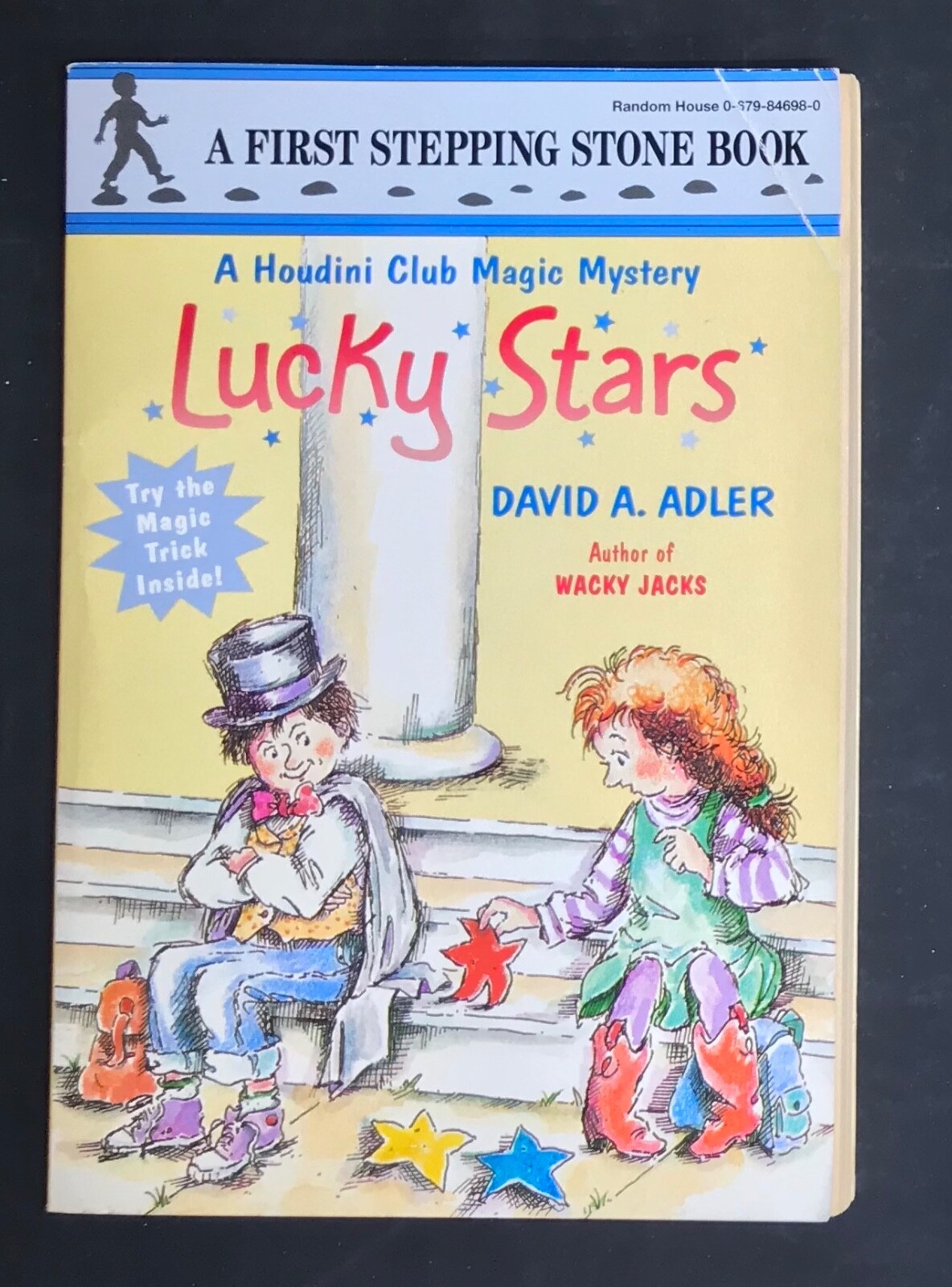 Houdini Club Magic Mystery Series — Lucky Stars by David A. Adler 1996 SIGNED!!
