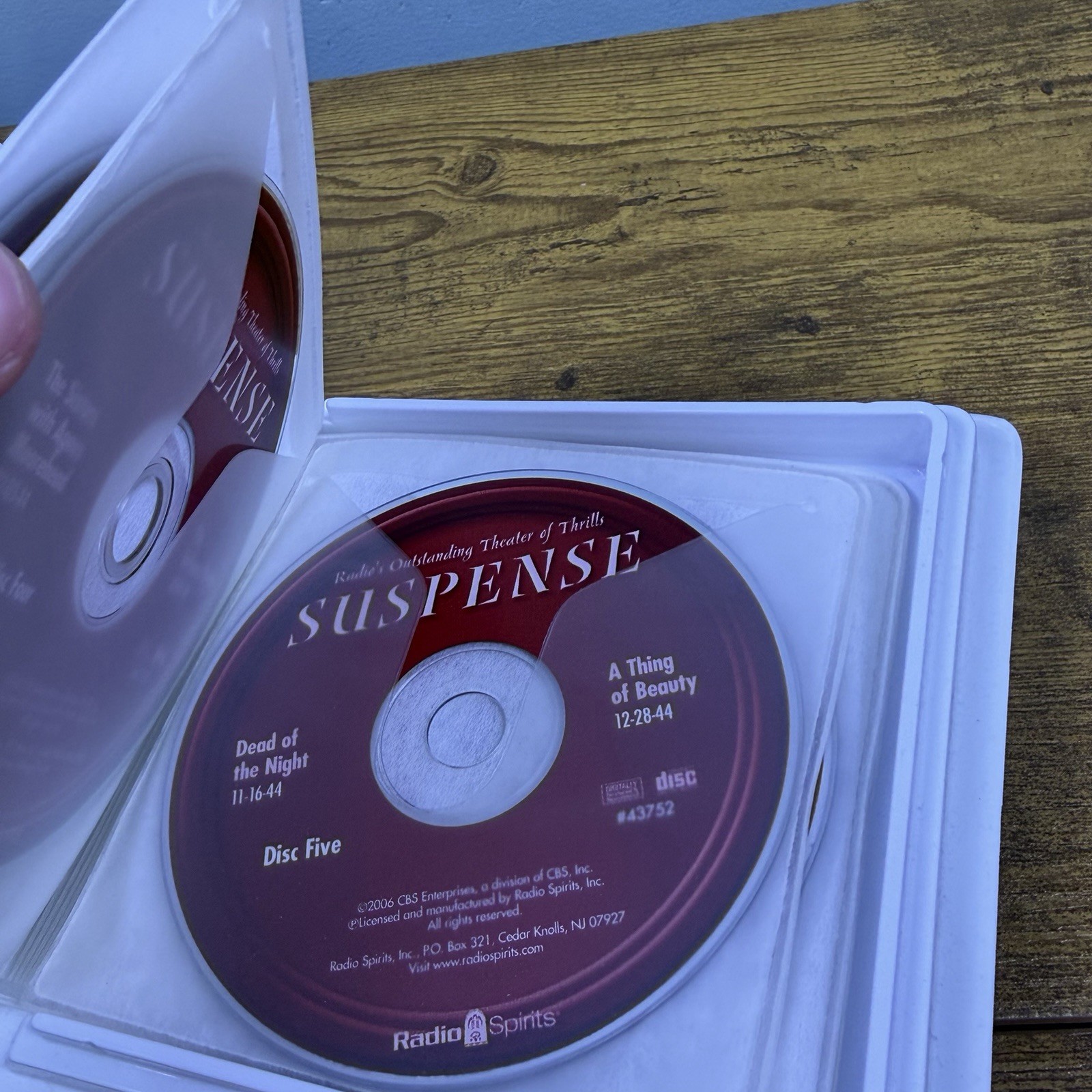 Suspense 10 Disc Horror Audiobook 2006 Radio Spirits 10 Hours & Episodes