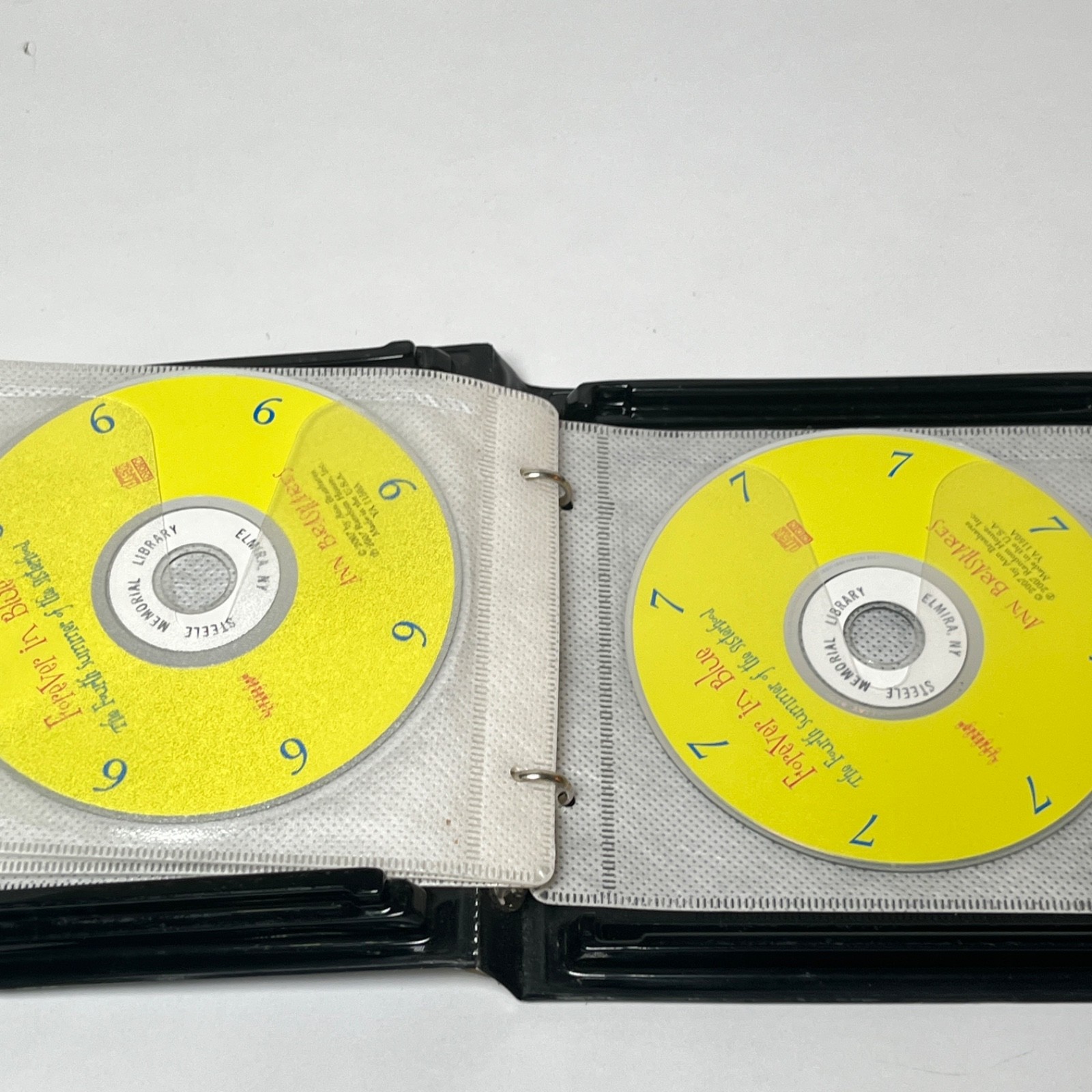 FOREVER IN BLUE by Ann Brashares an Audiobook 7 CD Set VG