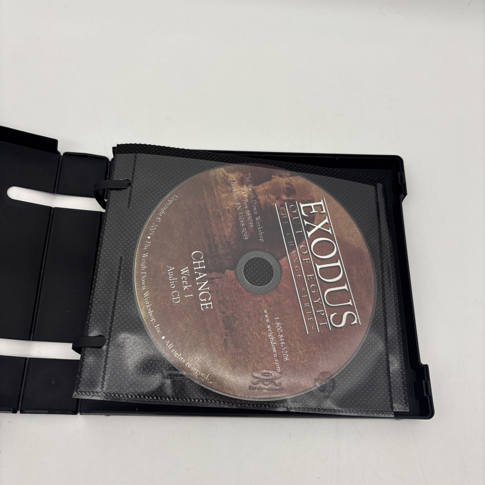 Gwen Shamblin Weigh Down Ministries Exodus Out Of Egypt Workshop Audio CD Set