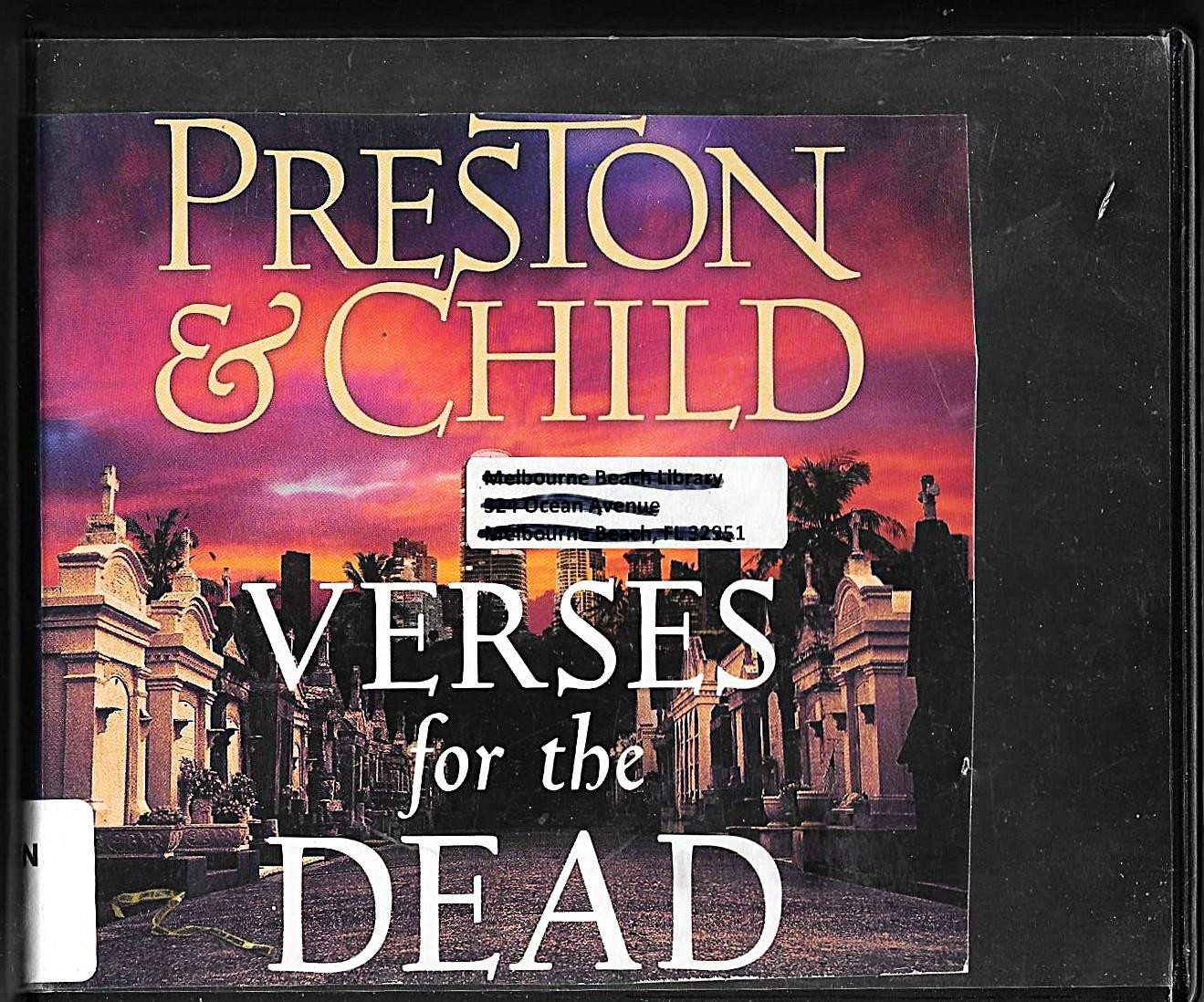 Audio Book VERSES FOR THE DEAD by Preston & Child — Unabridged 10 CDs Ex-Lib.